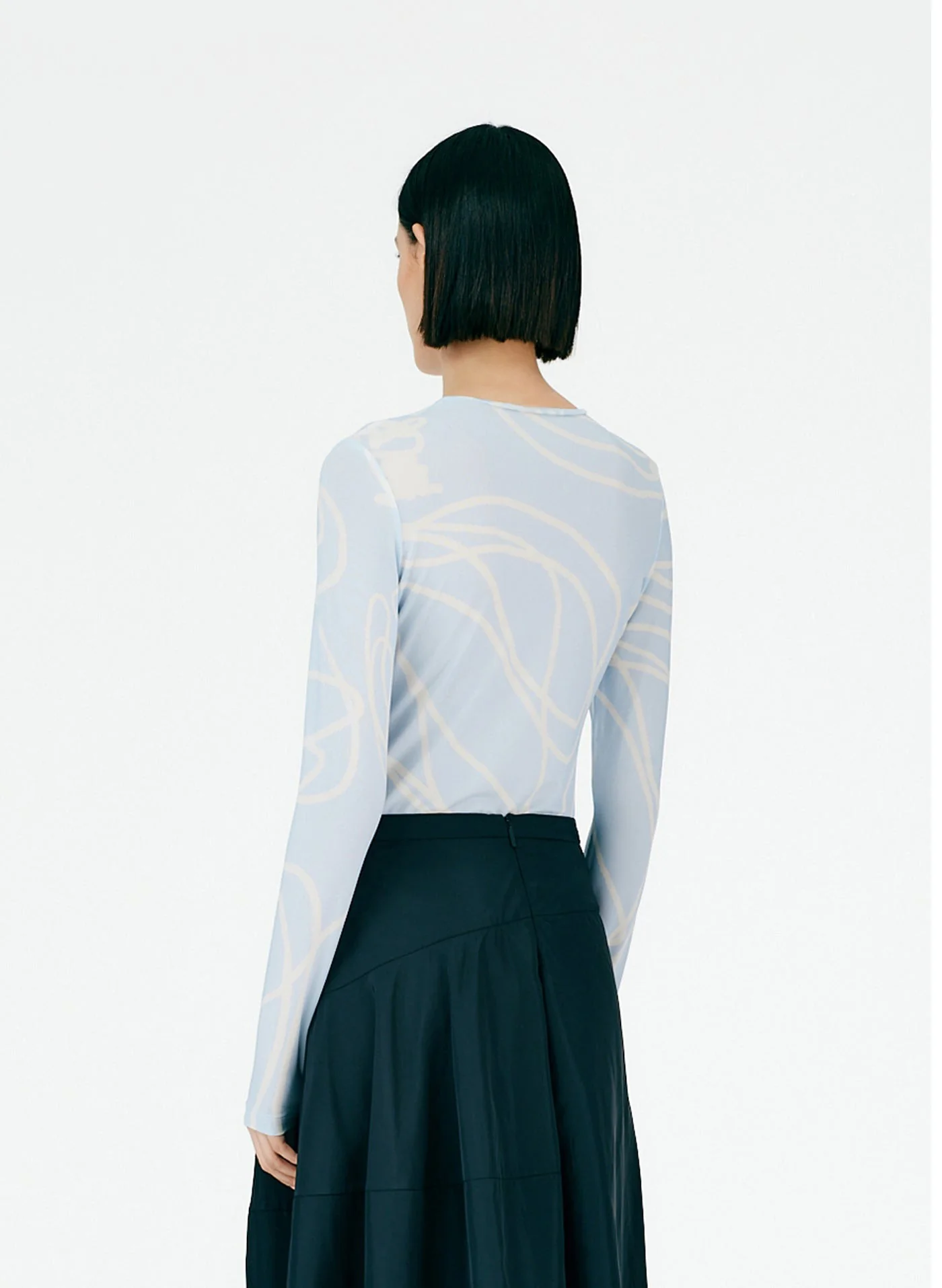 Tulipe All Over Jersey Fitted Long Sleeve T-Shirt - Image 6