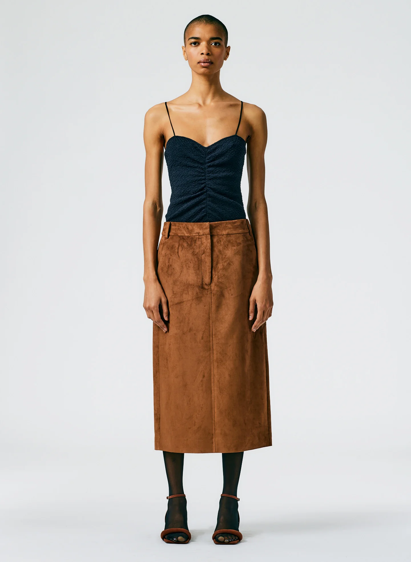 Ultrasuede Midi Trouser Skirt - Image 3