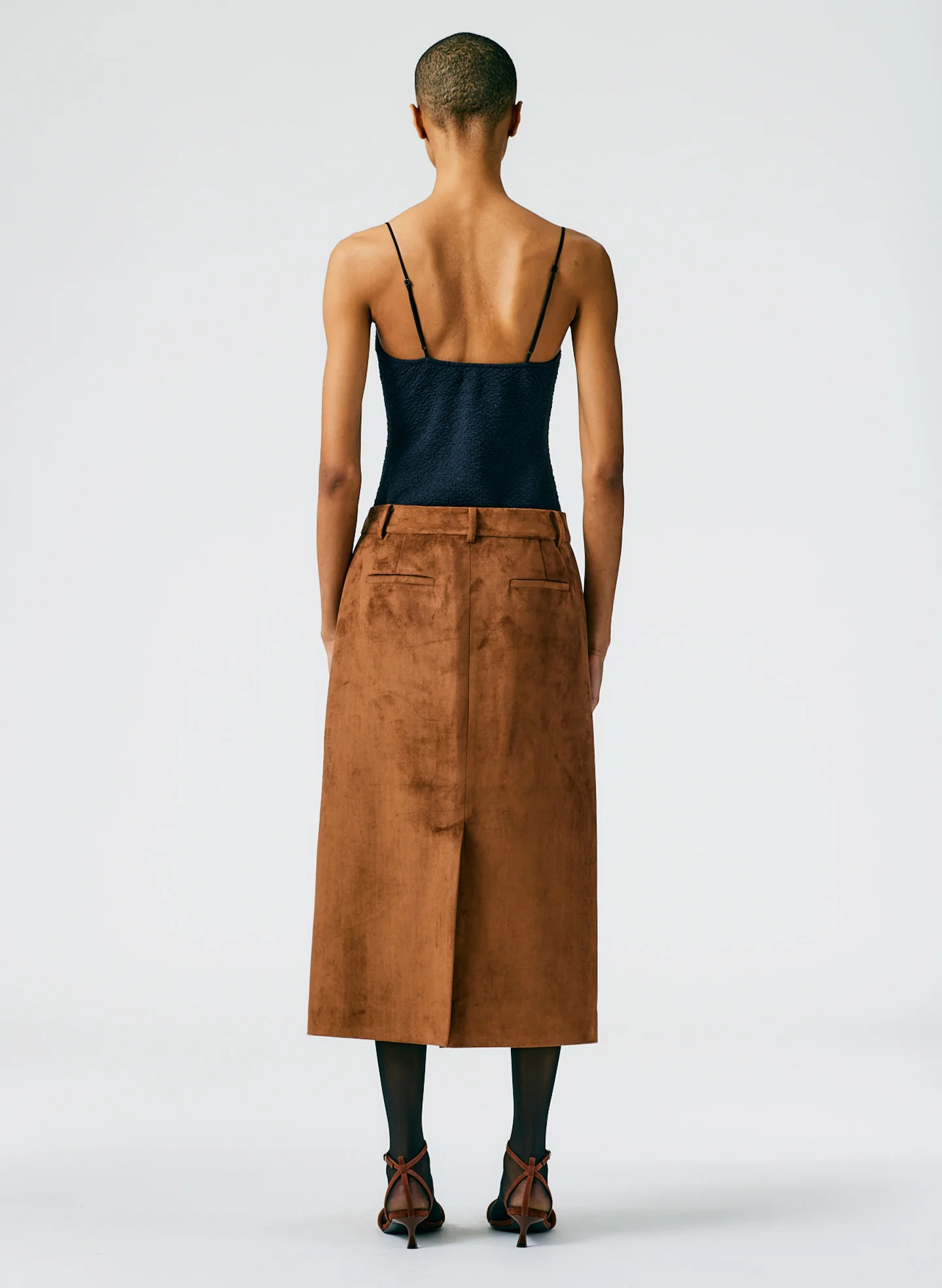 Ultrasuede Midi Trouser Skirt - Image 5