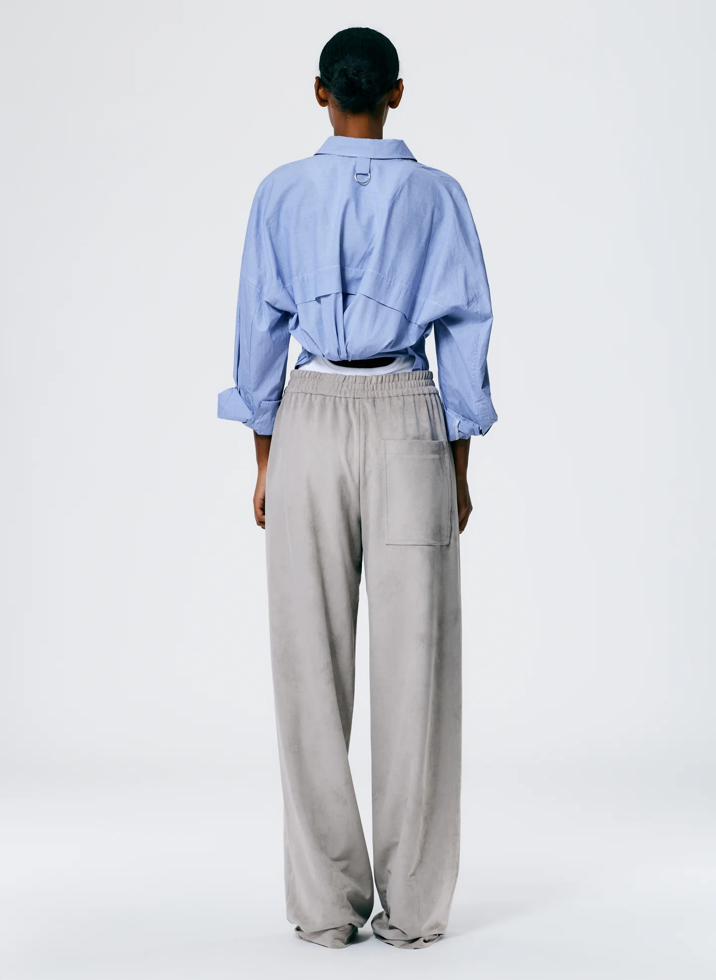 Ultrasuede Wide Leg Pull On Pant - Image 4