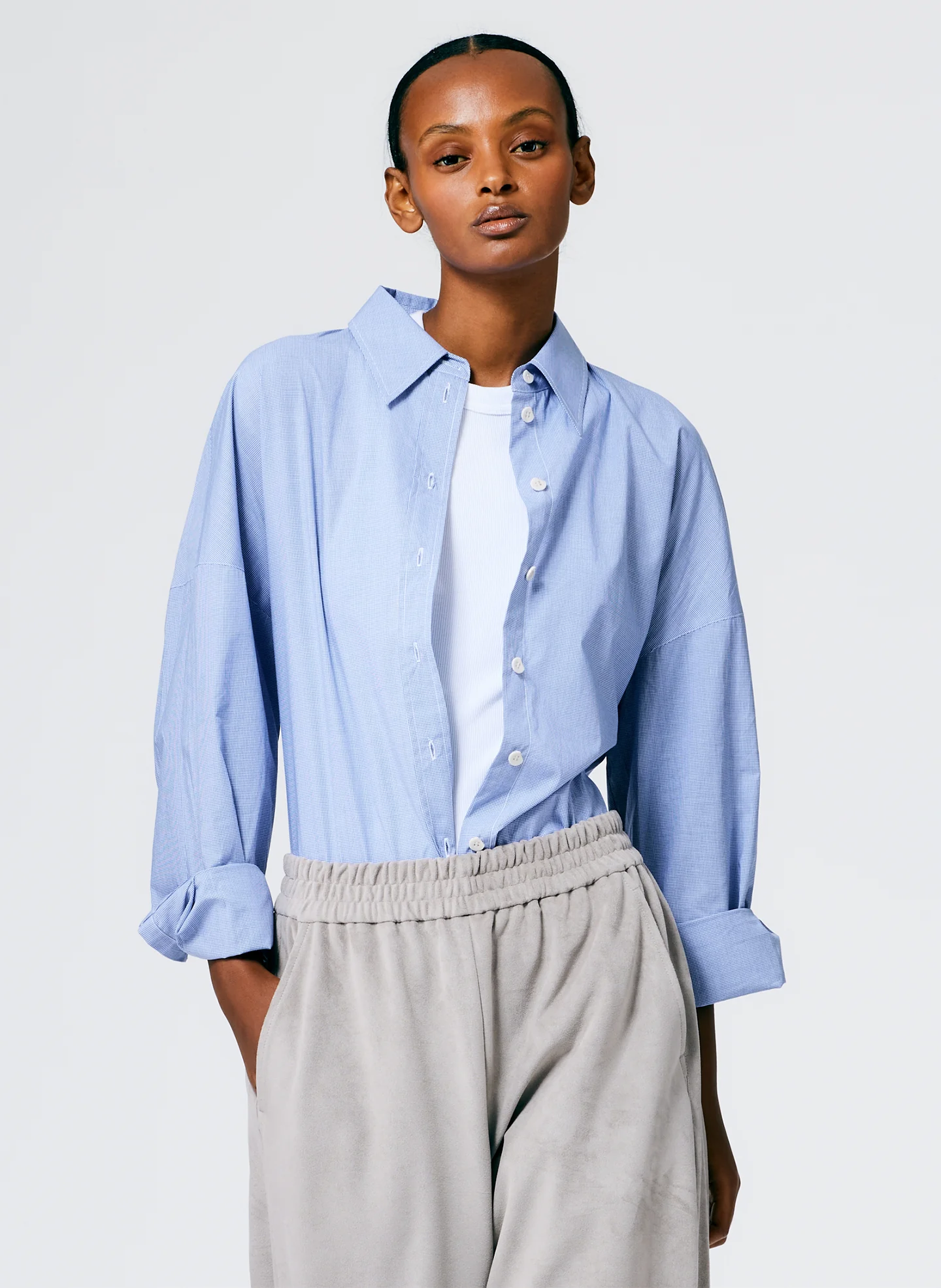 Ultrasuede Wide Leg Pull On Pant - Image 5
