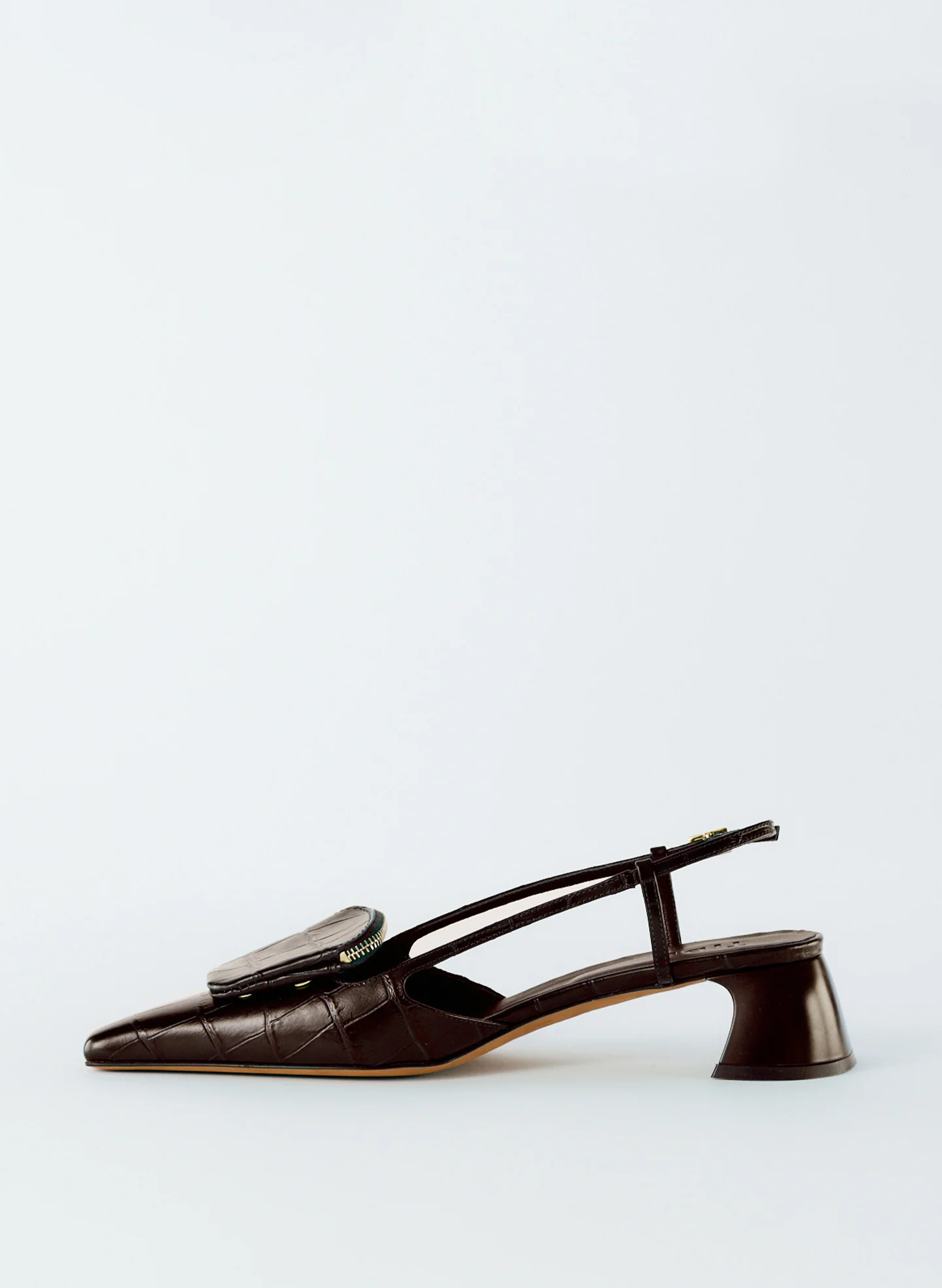 Croc Print Victor Slingback - Image 2