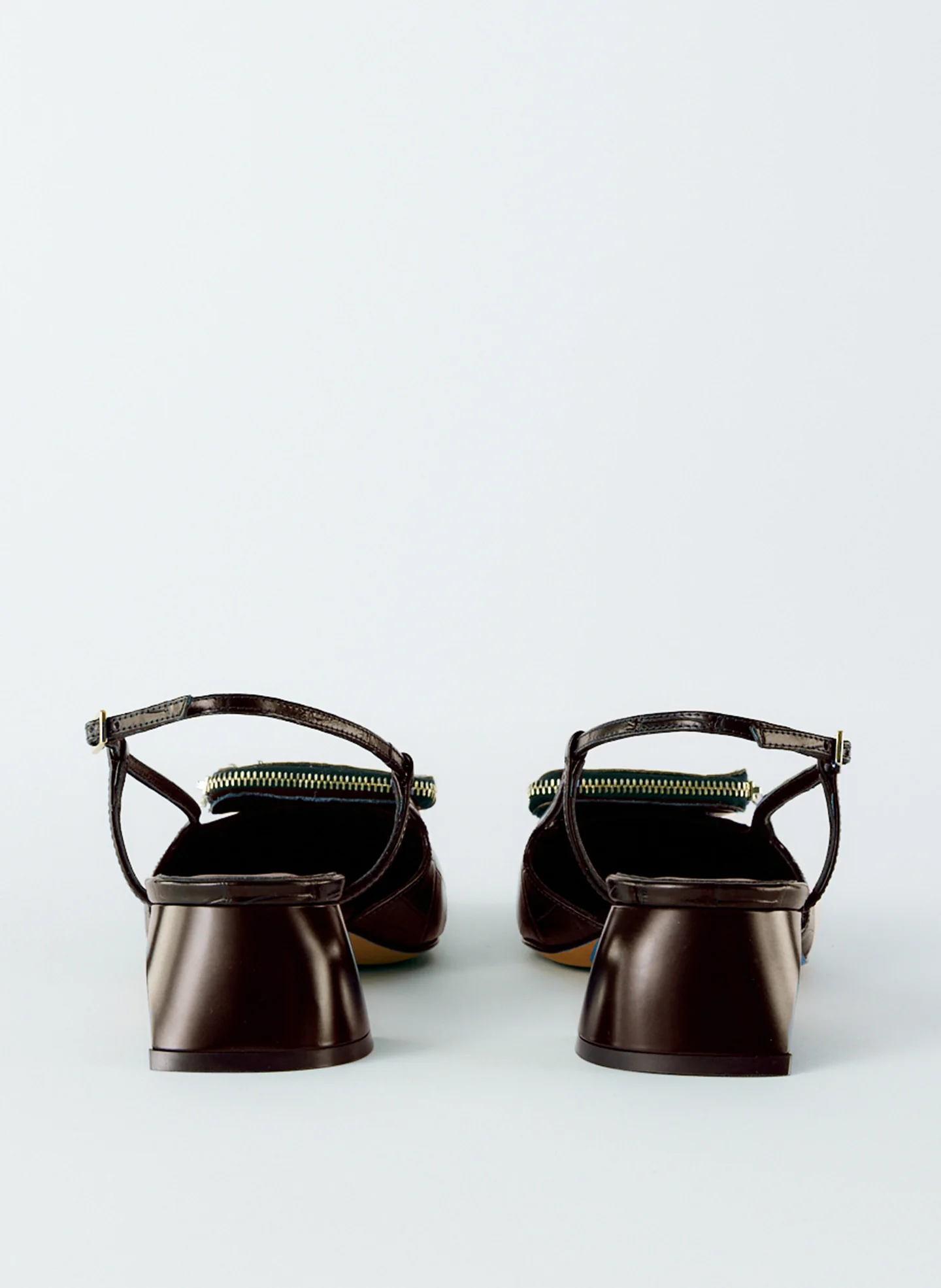 Croc Print Victor Slingback - Image 5