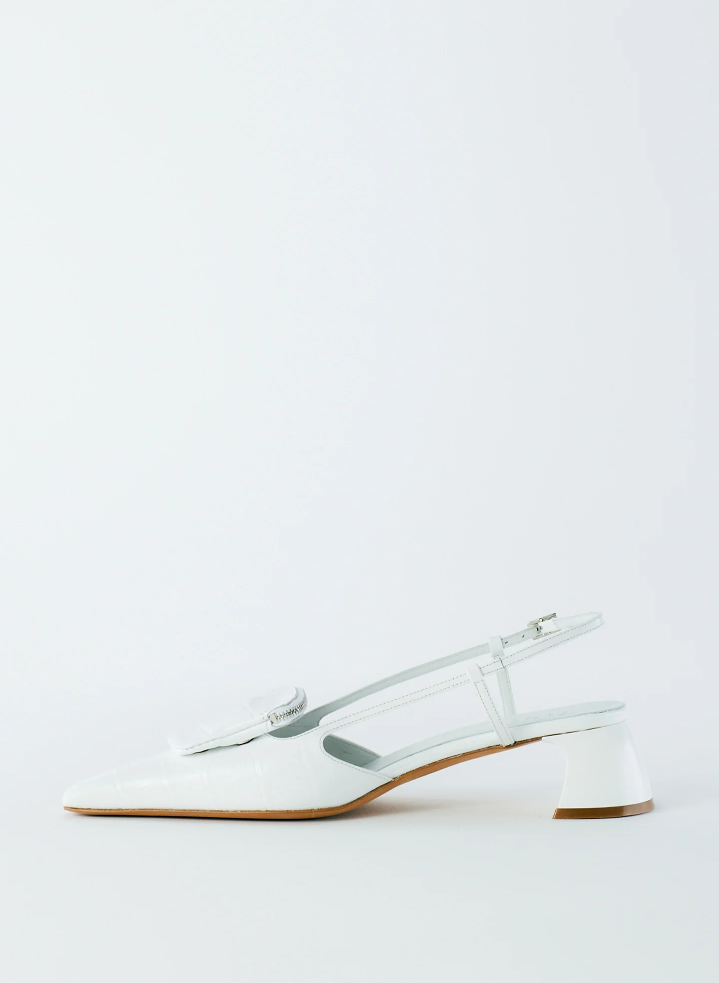 Croc Print Victor Slingback - Image 2
