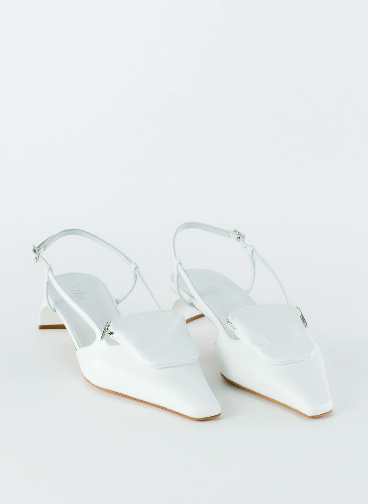 Croc Print Victor Slingback - Image 3