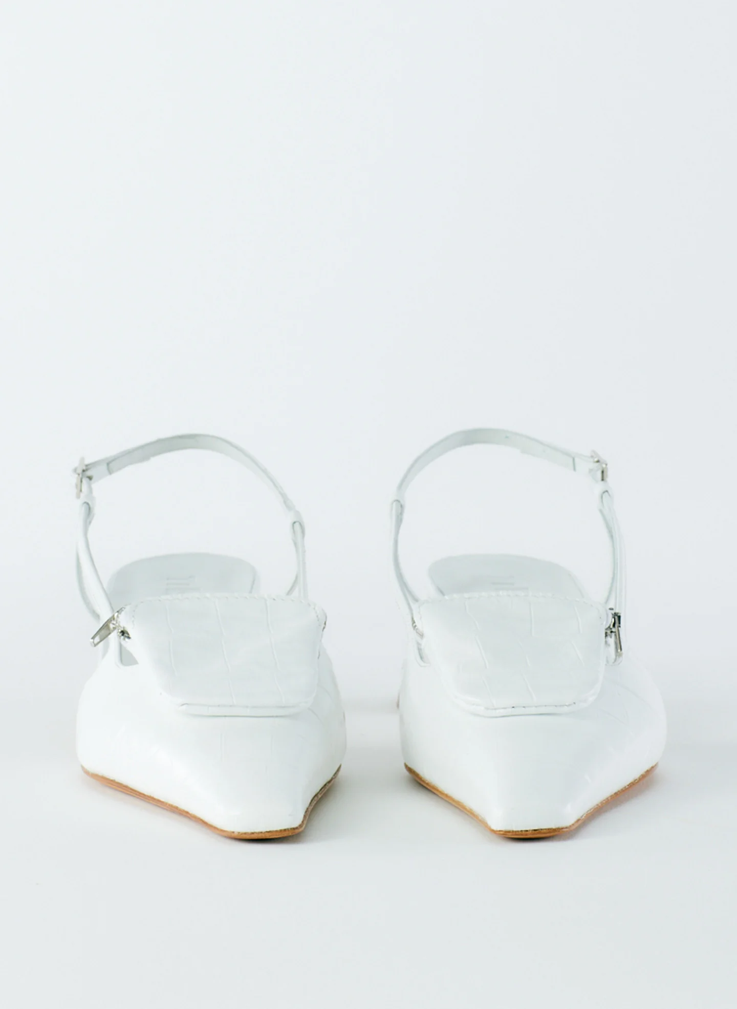 Croc Print Victor Slingback - Image 4