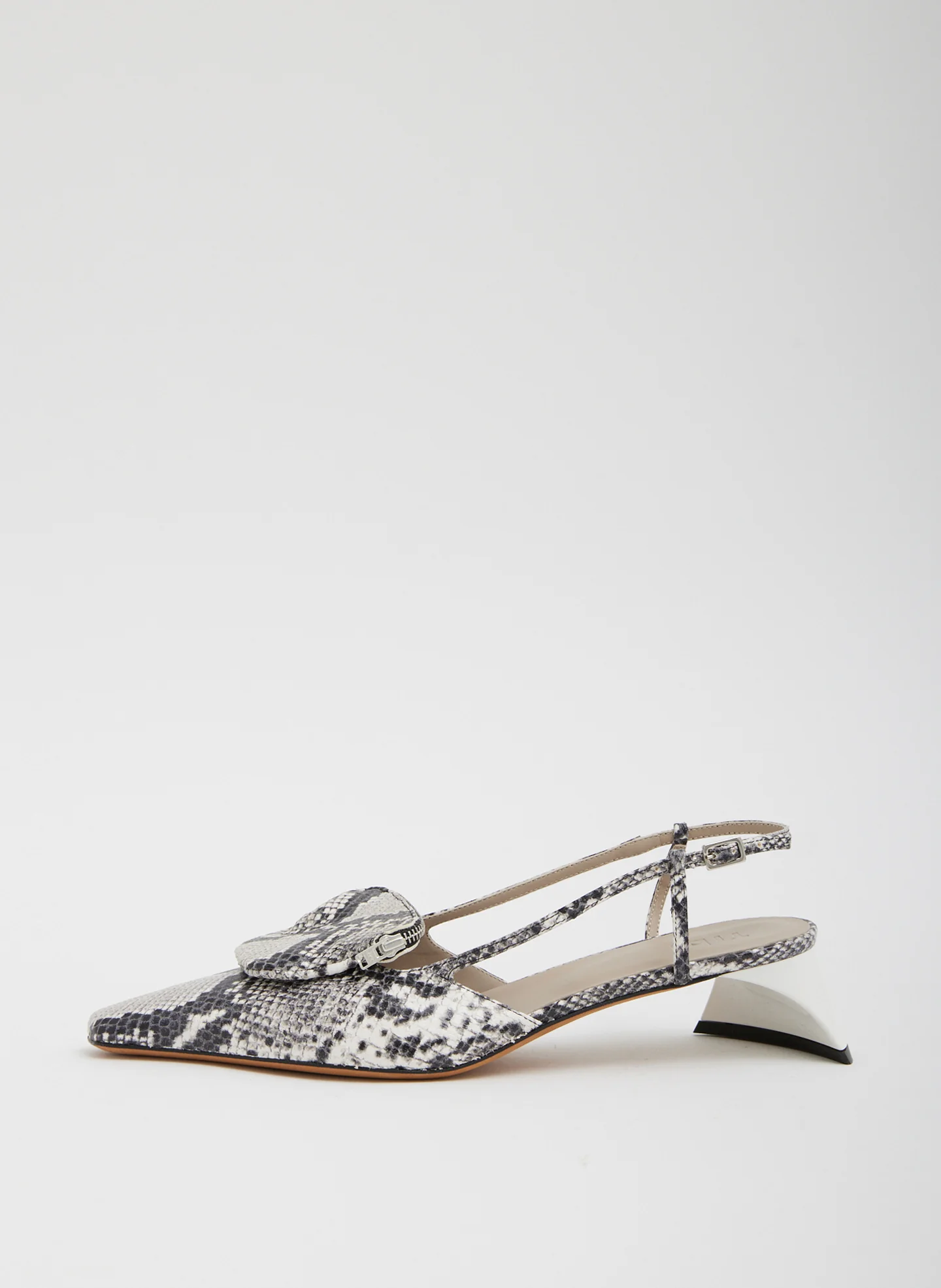 Victor Embossed Snake Slingback