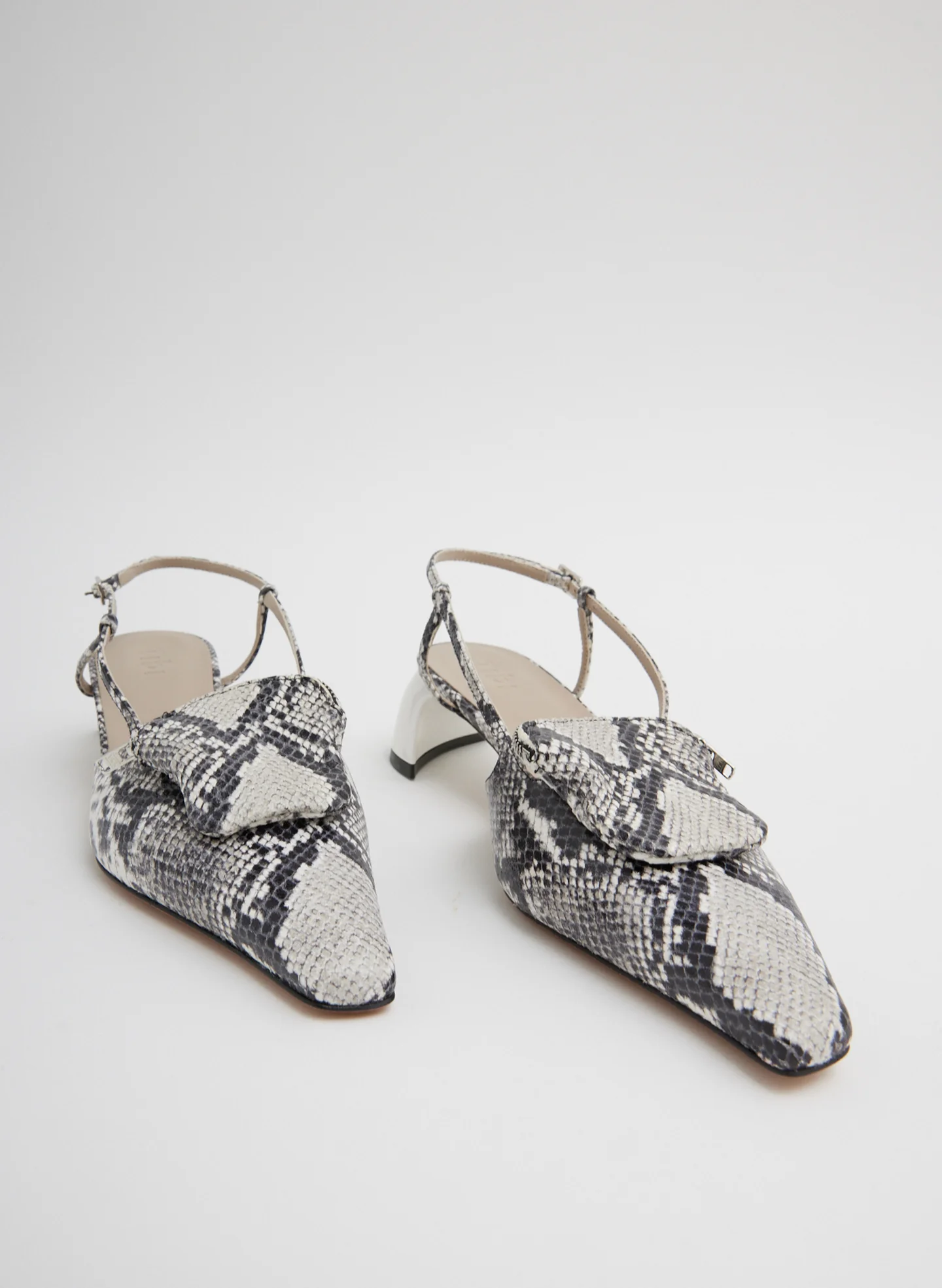 Victor Embossed Snake Slingback - Image 5