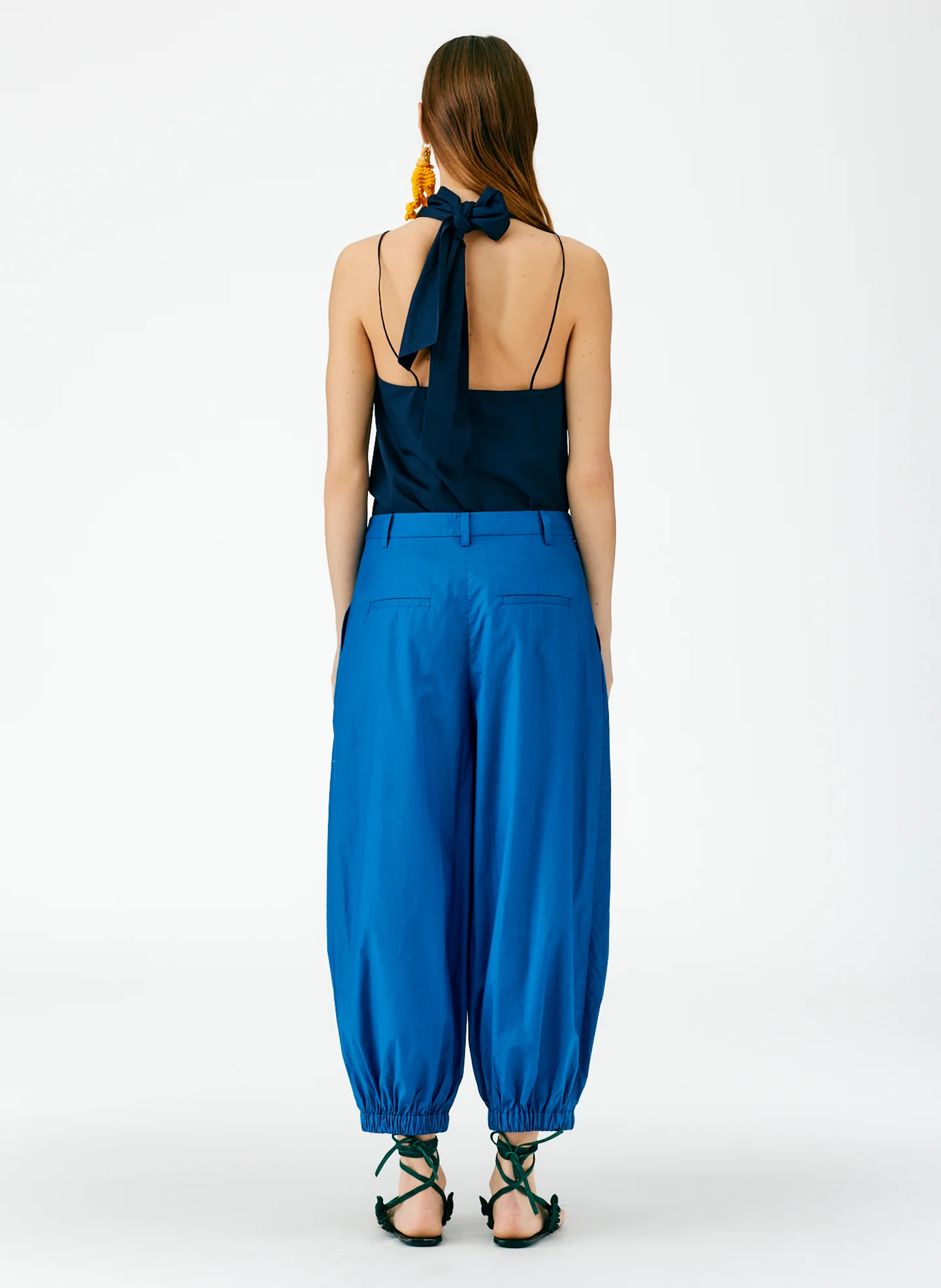 Vintage Cotton Pleated Balloon Pant - Image 4