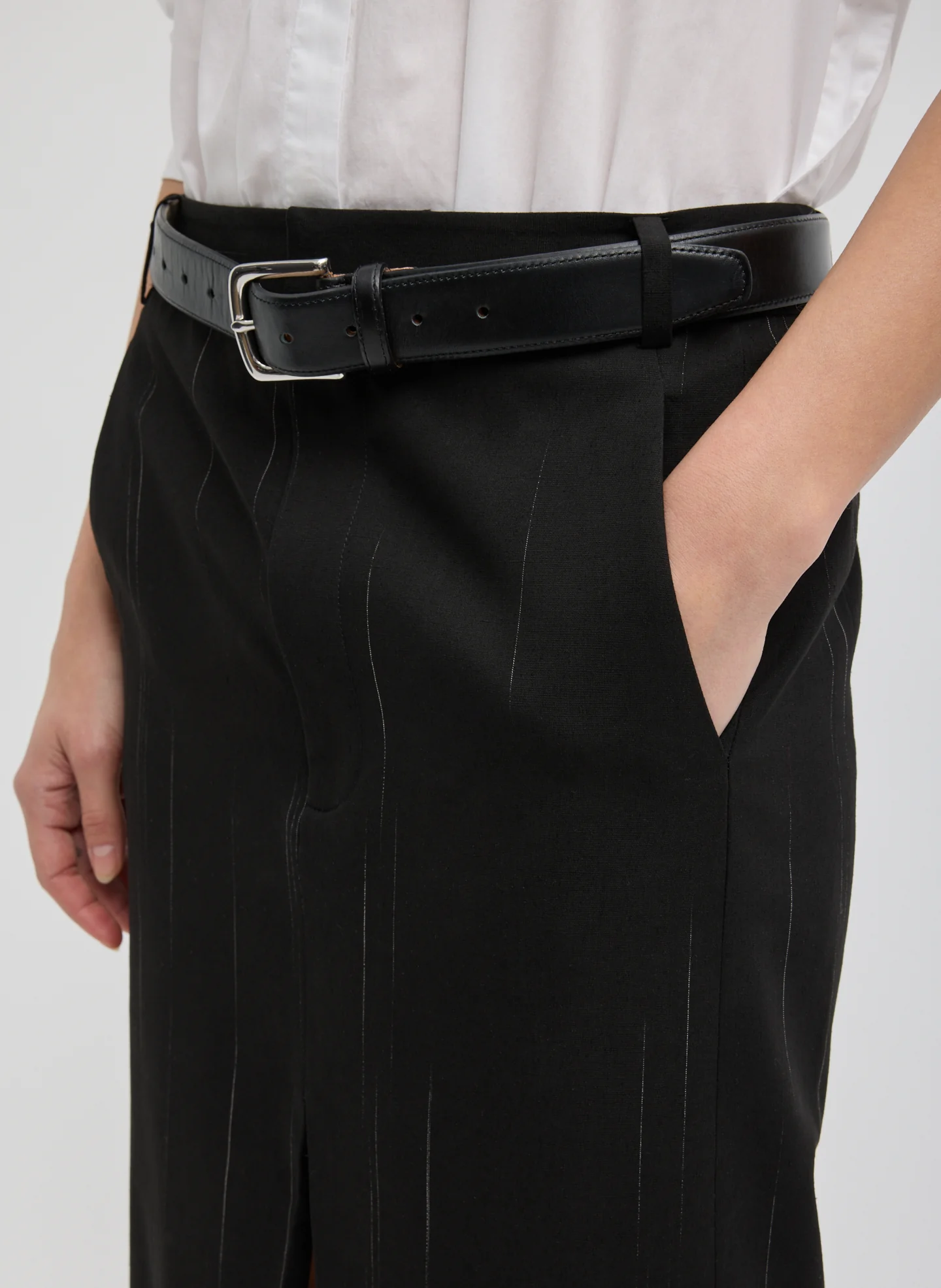 Viscose Suiting Midi Trouser Skirt - Image 6