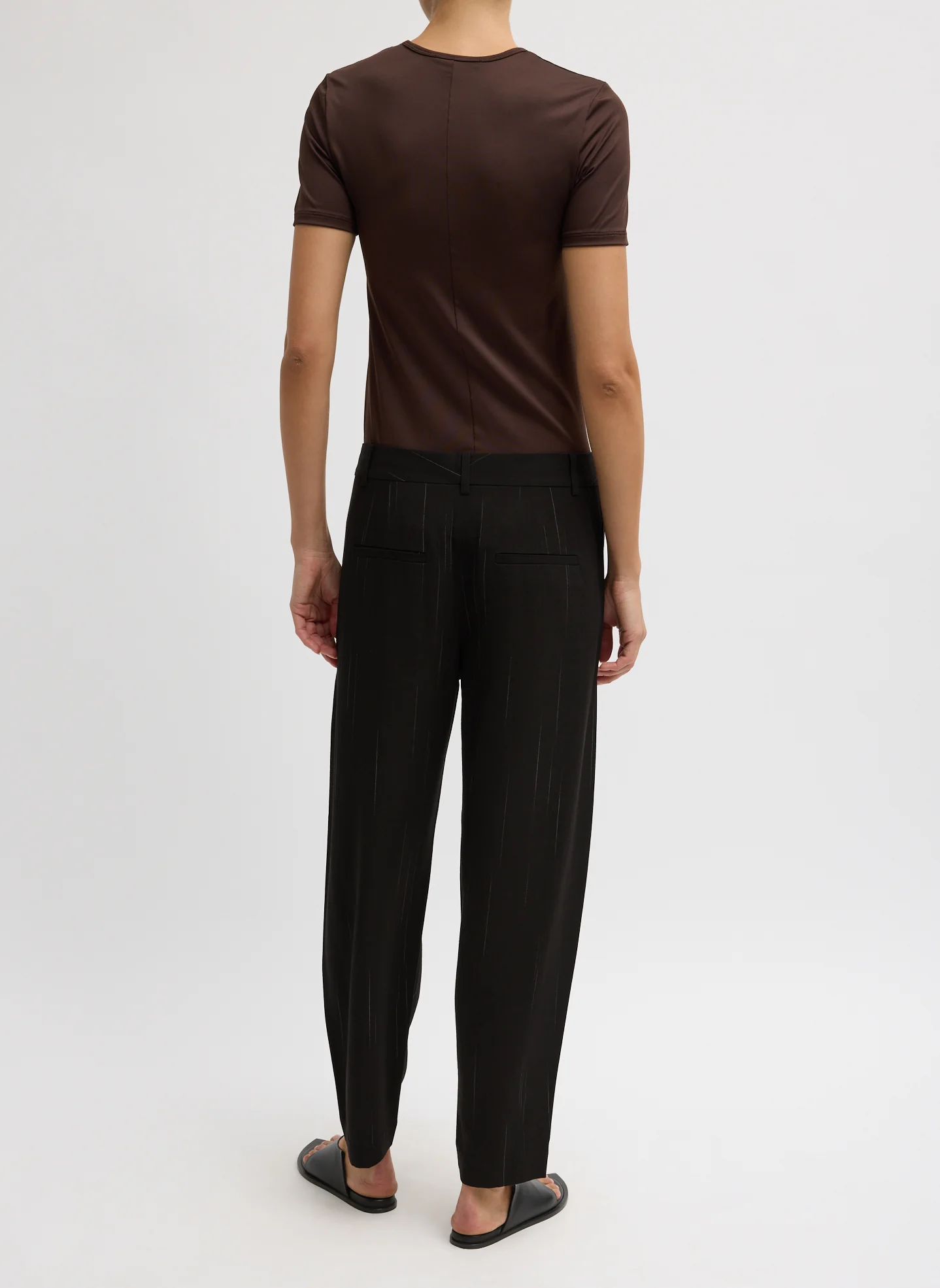 Viscose Suiting Reese Curved Ankle Pant - Image 3