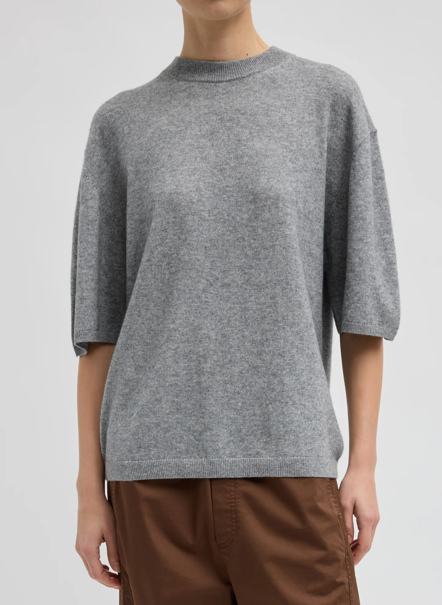 Washable Cashmere Oversized Easy T-Shirt