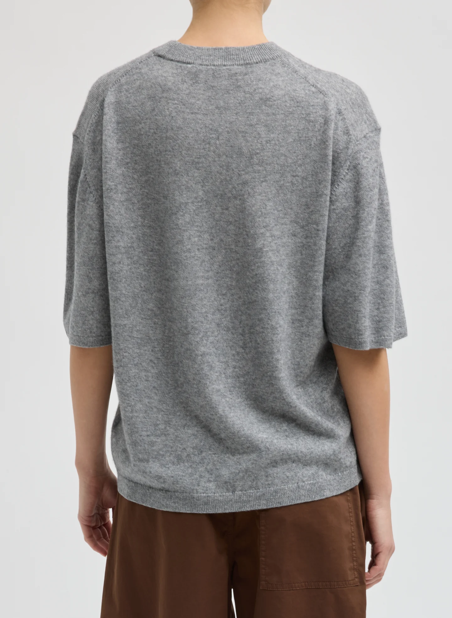 Washable Cashmere Oversized Easy T-Shirt - Image 3