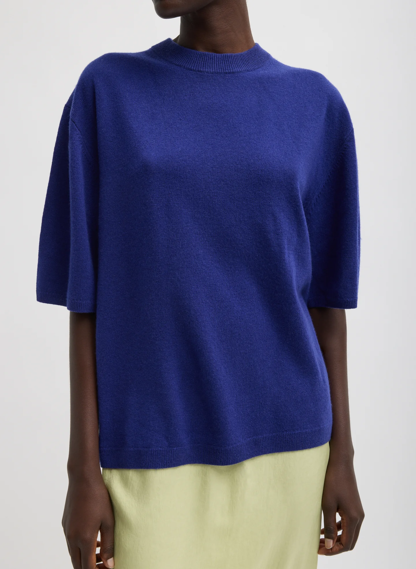 Washable Cashmere Oversized Easy T-Shirt