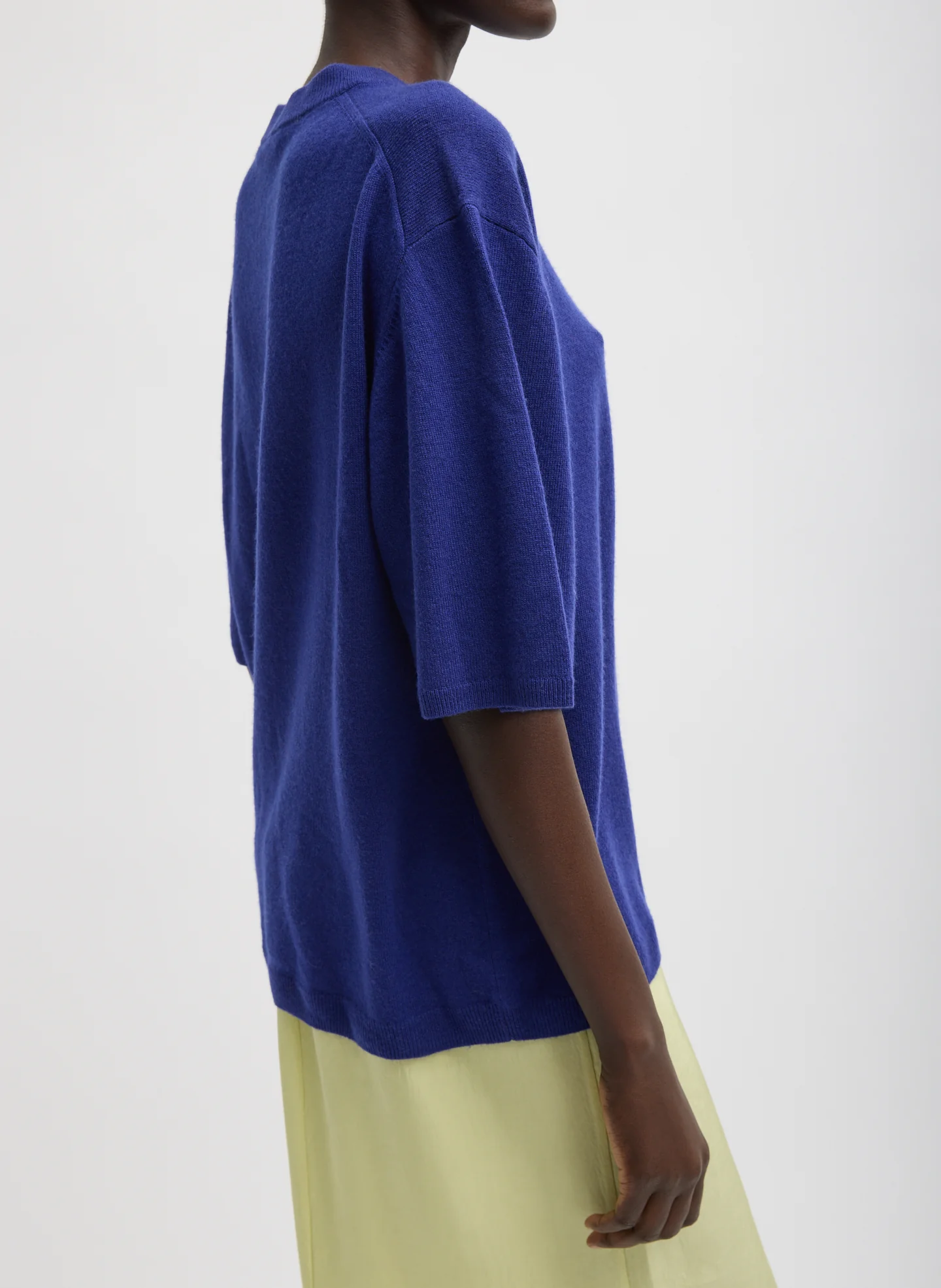 Washable Cashmere Oversized Easy T-Shirt - Image 2