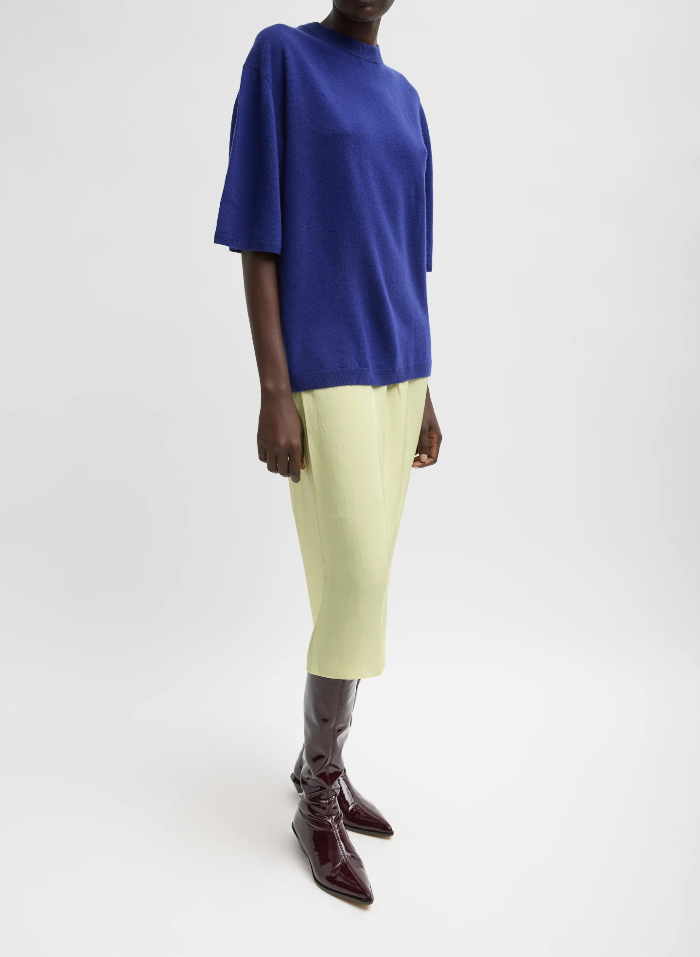 Washable Cashmere Oversized Easy T-Shirt - Image 3