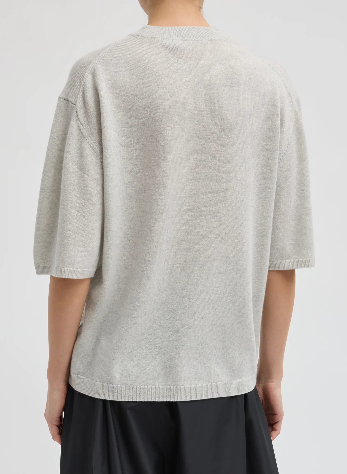 Washable Cashmere Oversized Easy T-Shirt - Image 3