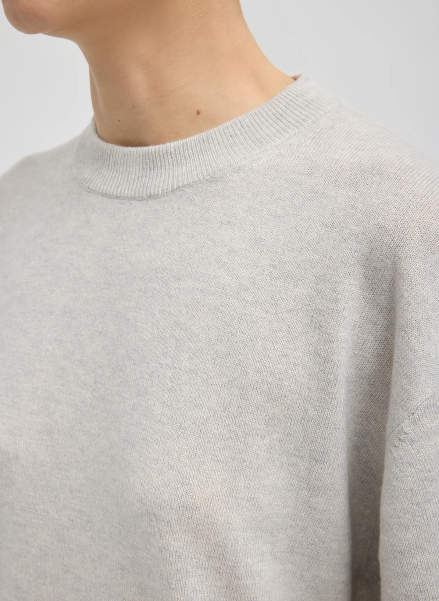 Washable Cashmere Oversized Easy T-Shirt - Image 5