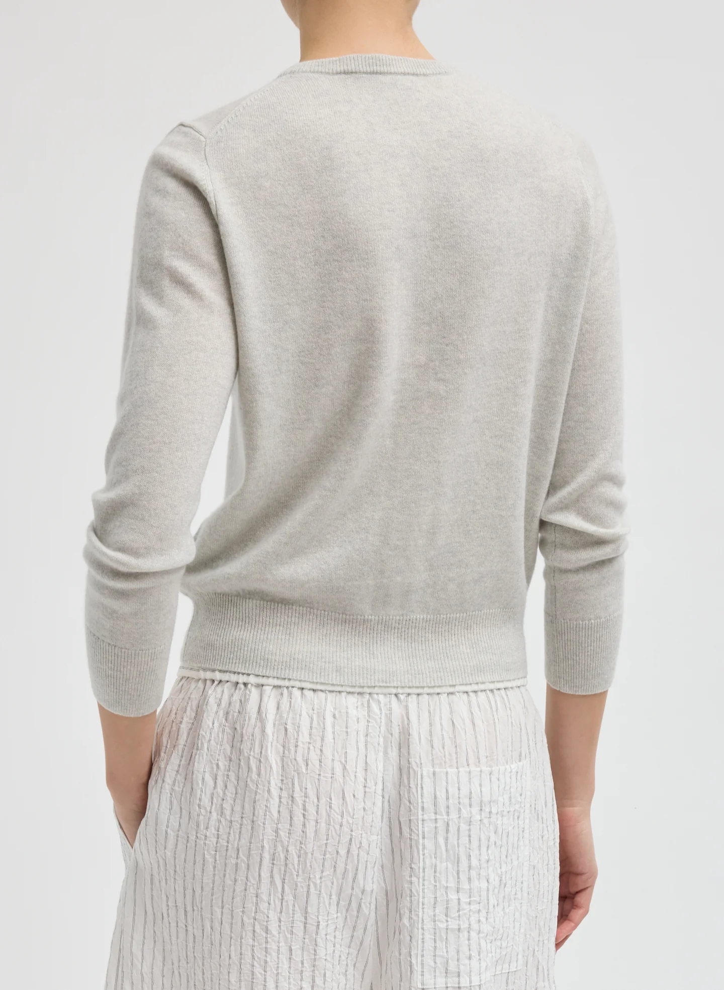 Washable Cashmere Shrunken Cardigan - Image 3