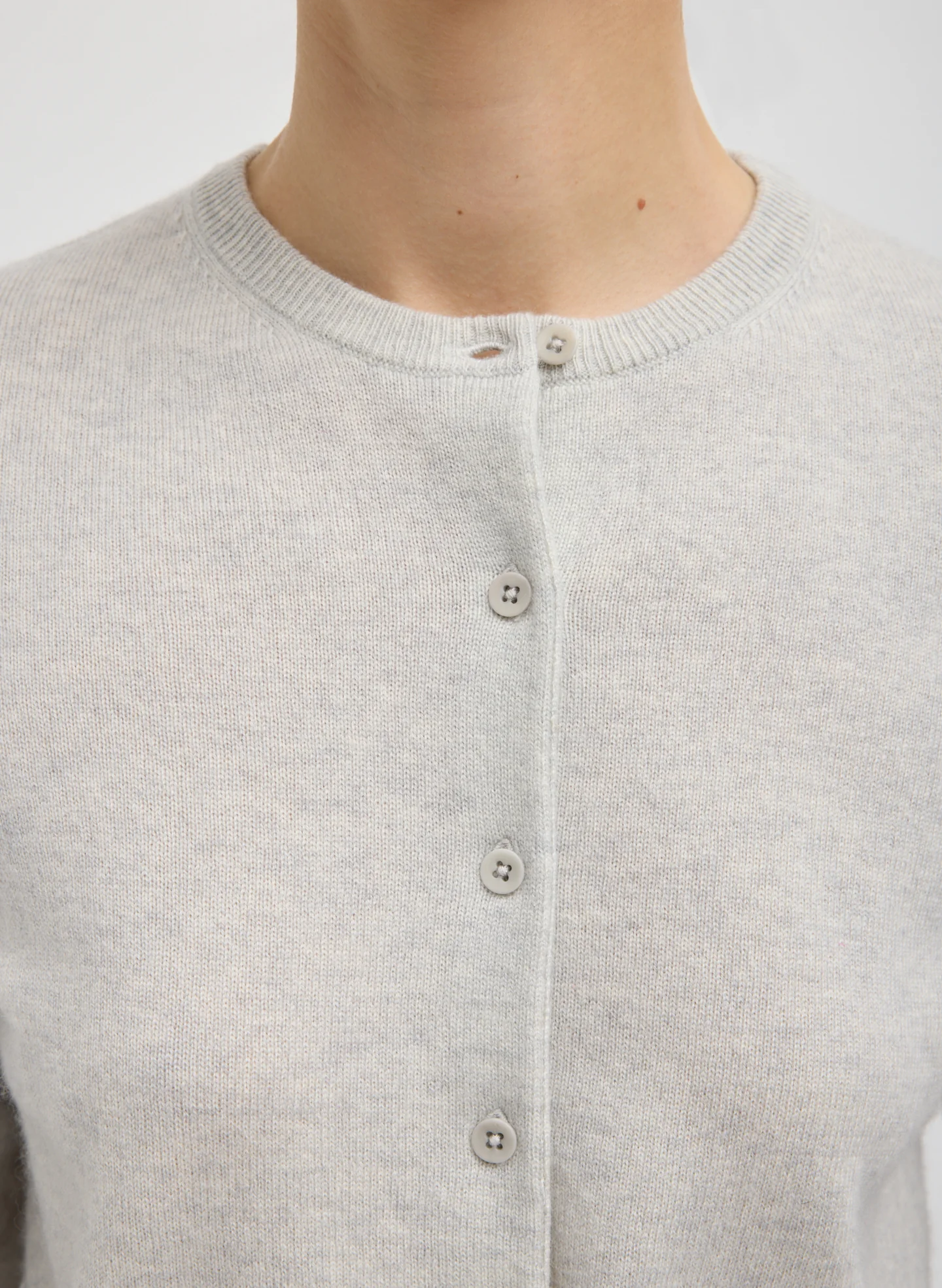 Washable Cashmere Shrunken Cardigan - Image 5
