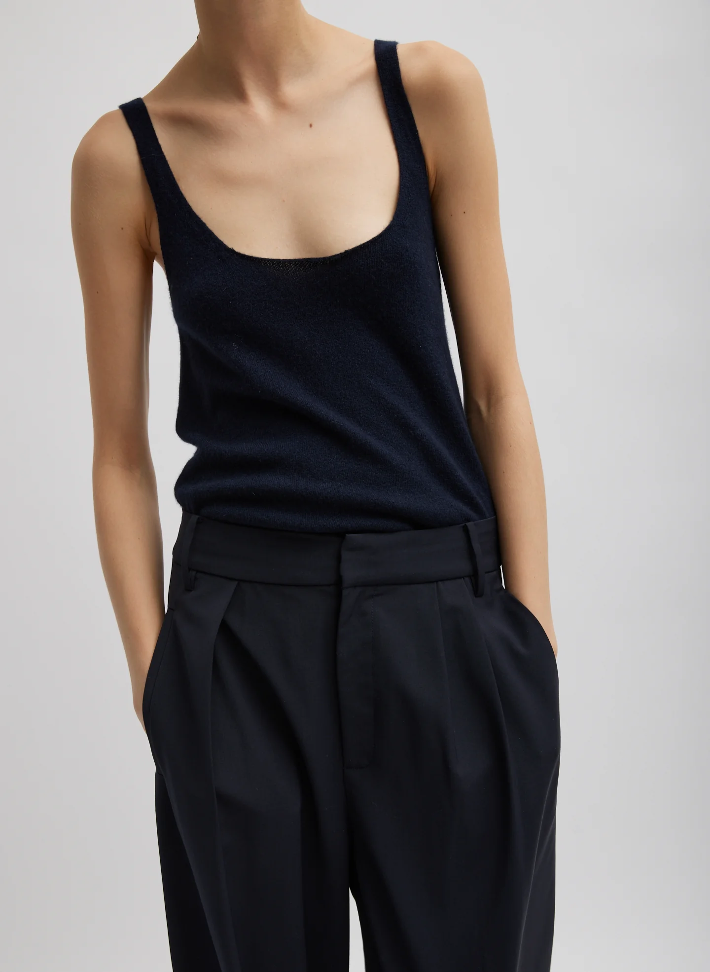 Washable Cashmere Tank Sweater