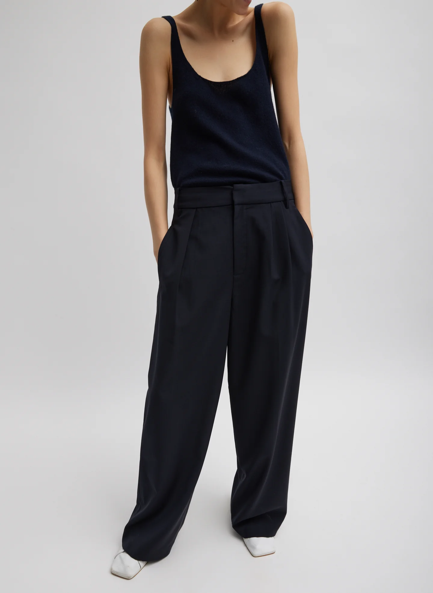 Washable Cashmere Tank Sweater - Image 3
