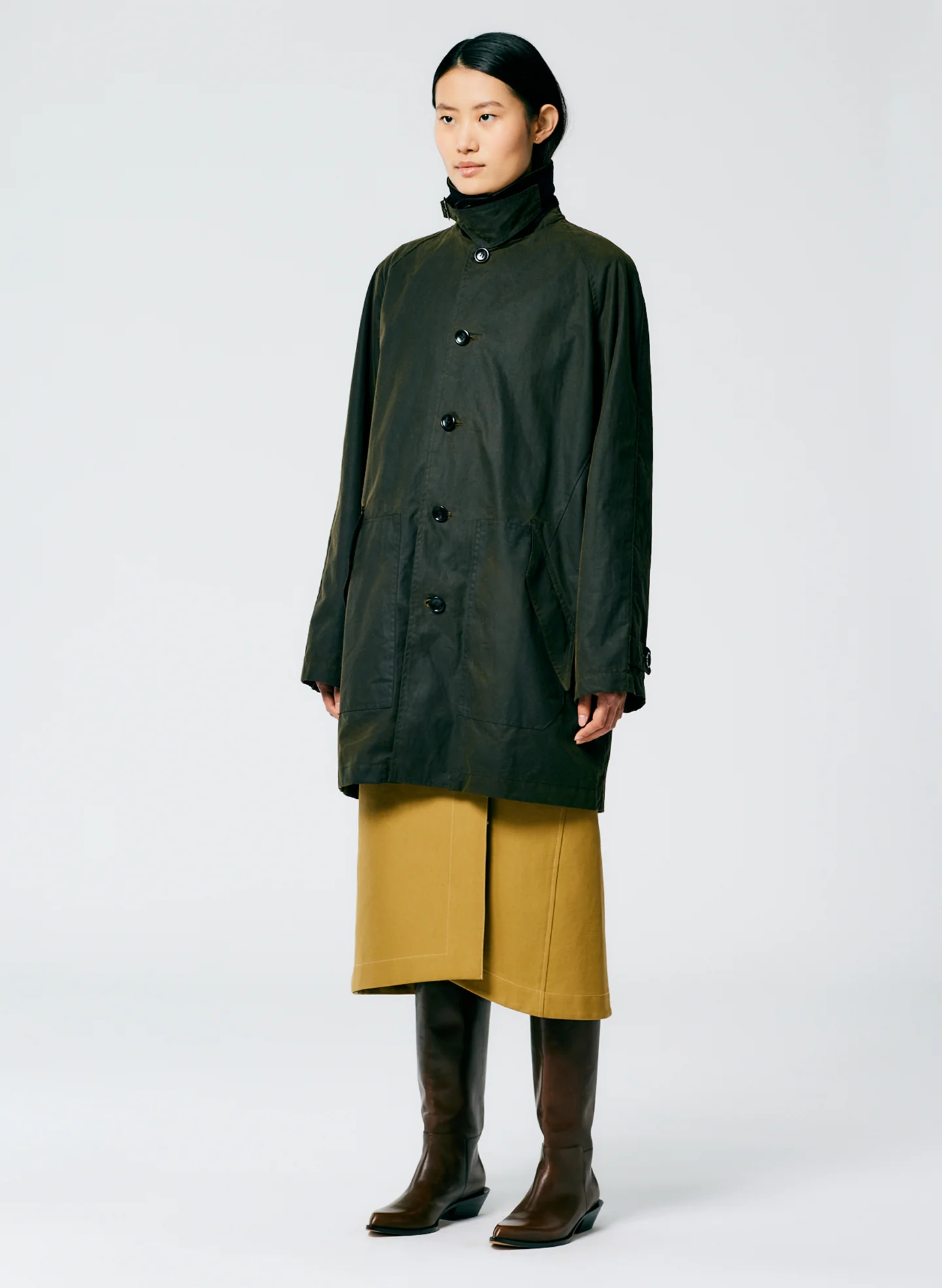 Waxed Cotton Carcoat - Image 3