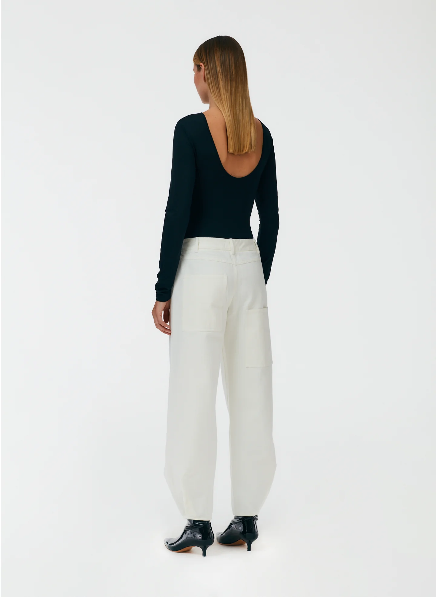 White Brancusi Jean - Long - Image 3