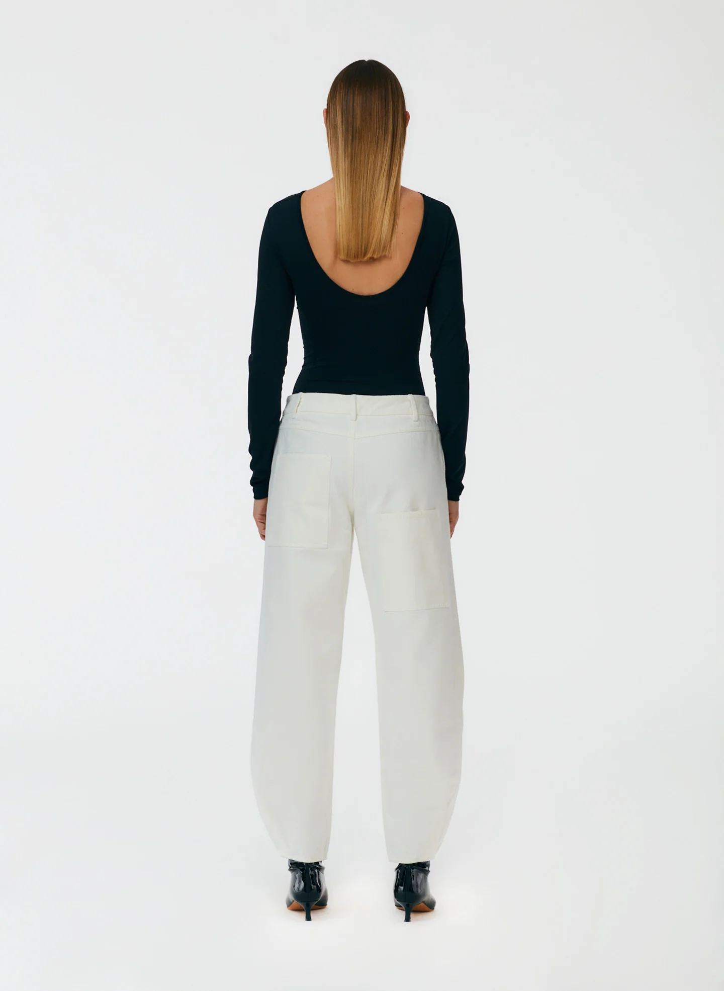 White Brancusi Jean - Long - Image 4