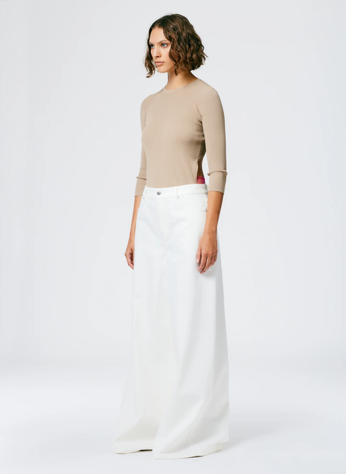 White Denim Murray Jean - Petite - Image 2