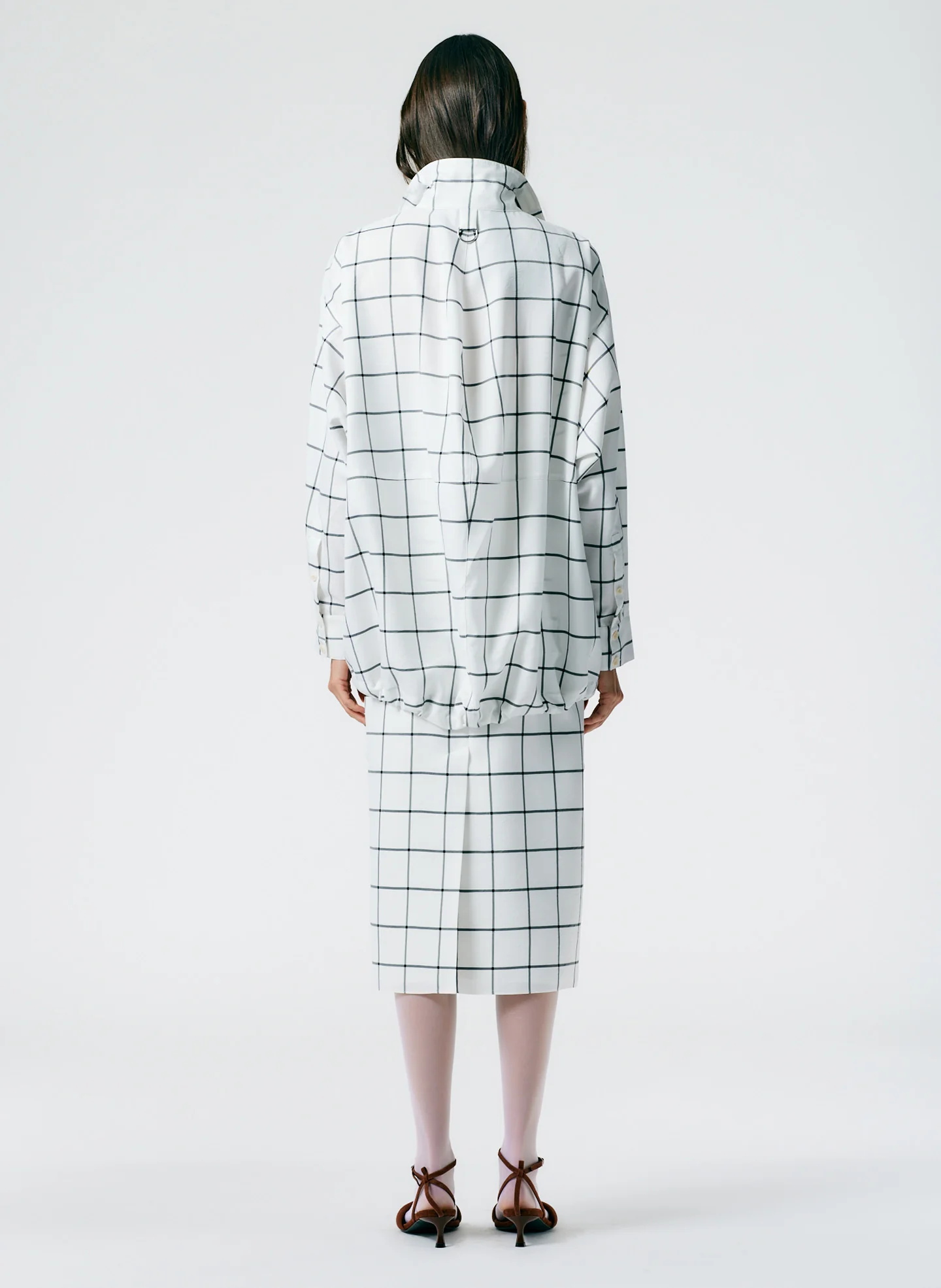 Windowpane Techy Twill Anorak Shirt - Image 5