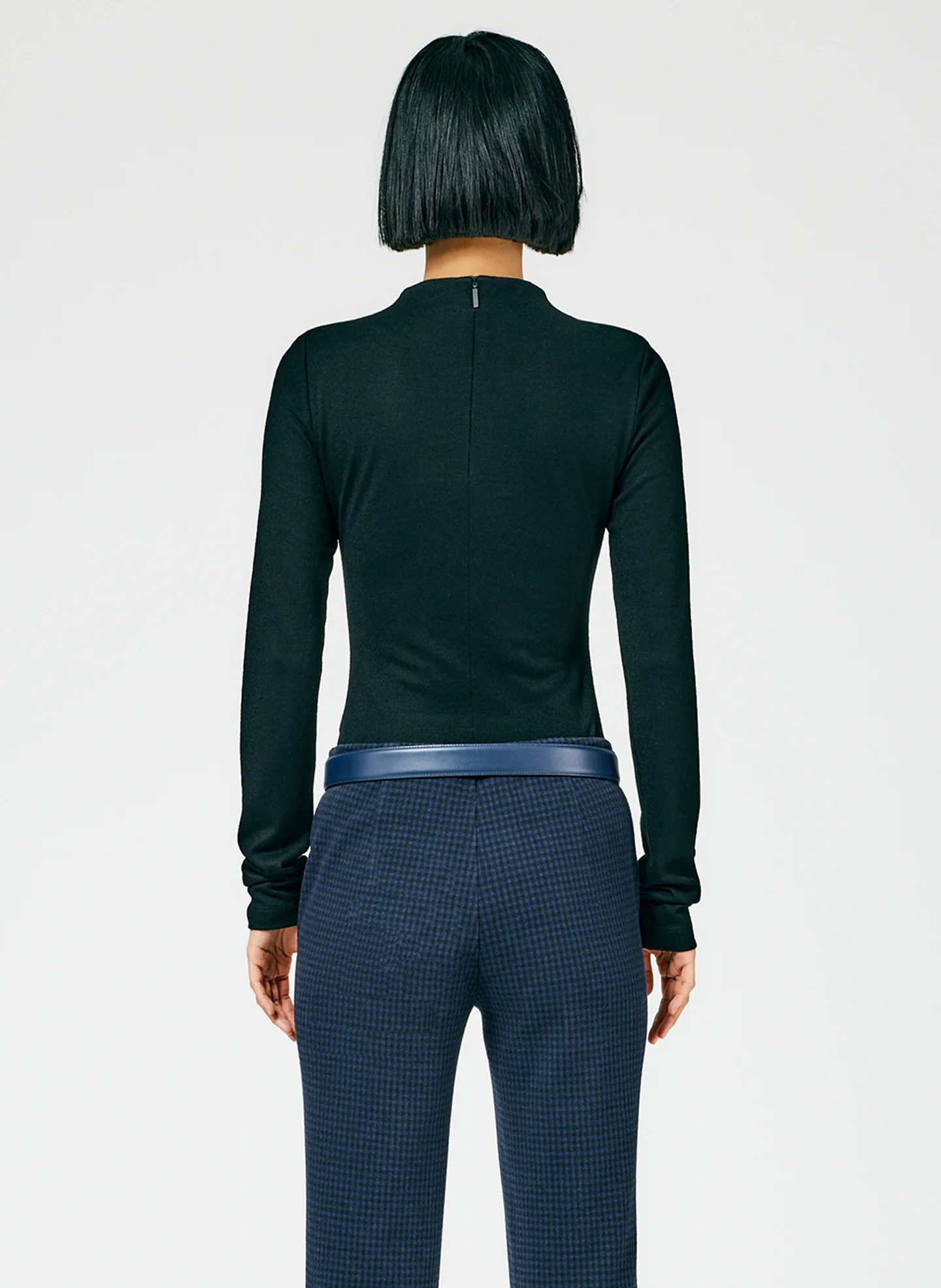 Wool Jersey Funnelneck Bodysuit - Image 4