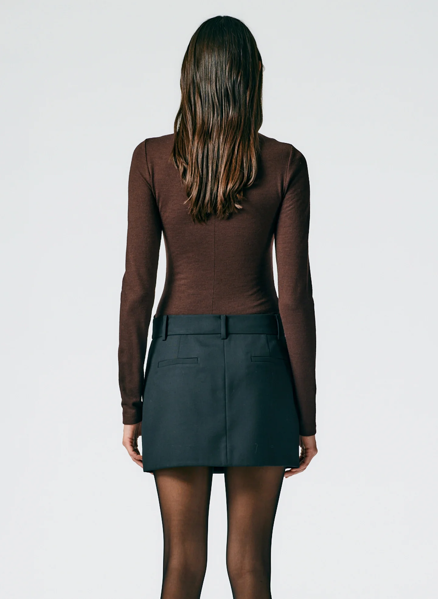 Wool Jersey Funnelneck Bodysuit - Image 4