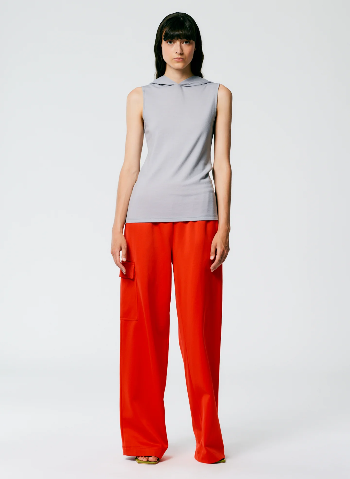 Wool Jersey Hoodie Tunic Top - Image 5