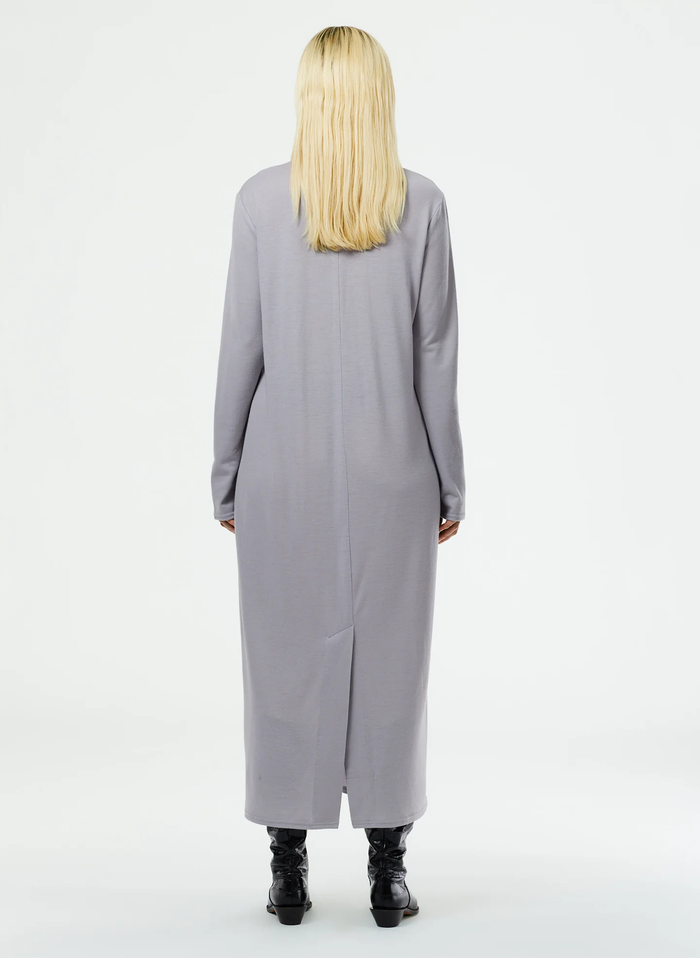 Wool Jersey Polo Shirtdress - Image 4