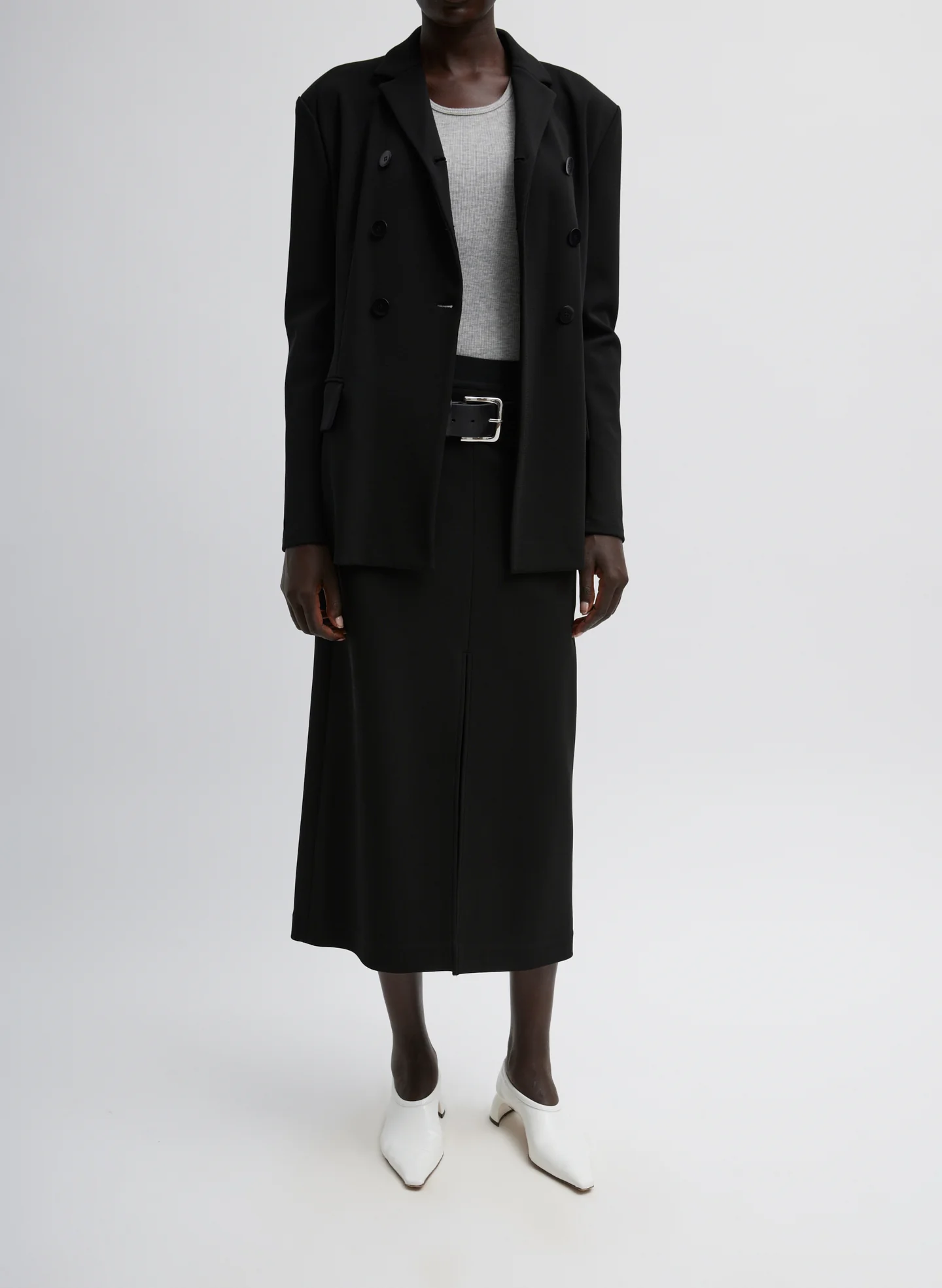 Wren Crepe Knit Midi Skirt - Image 4