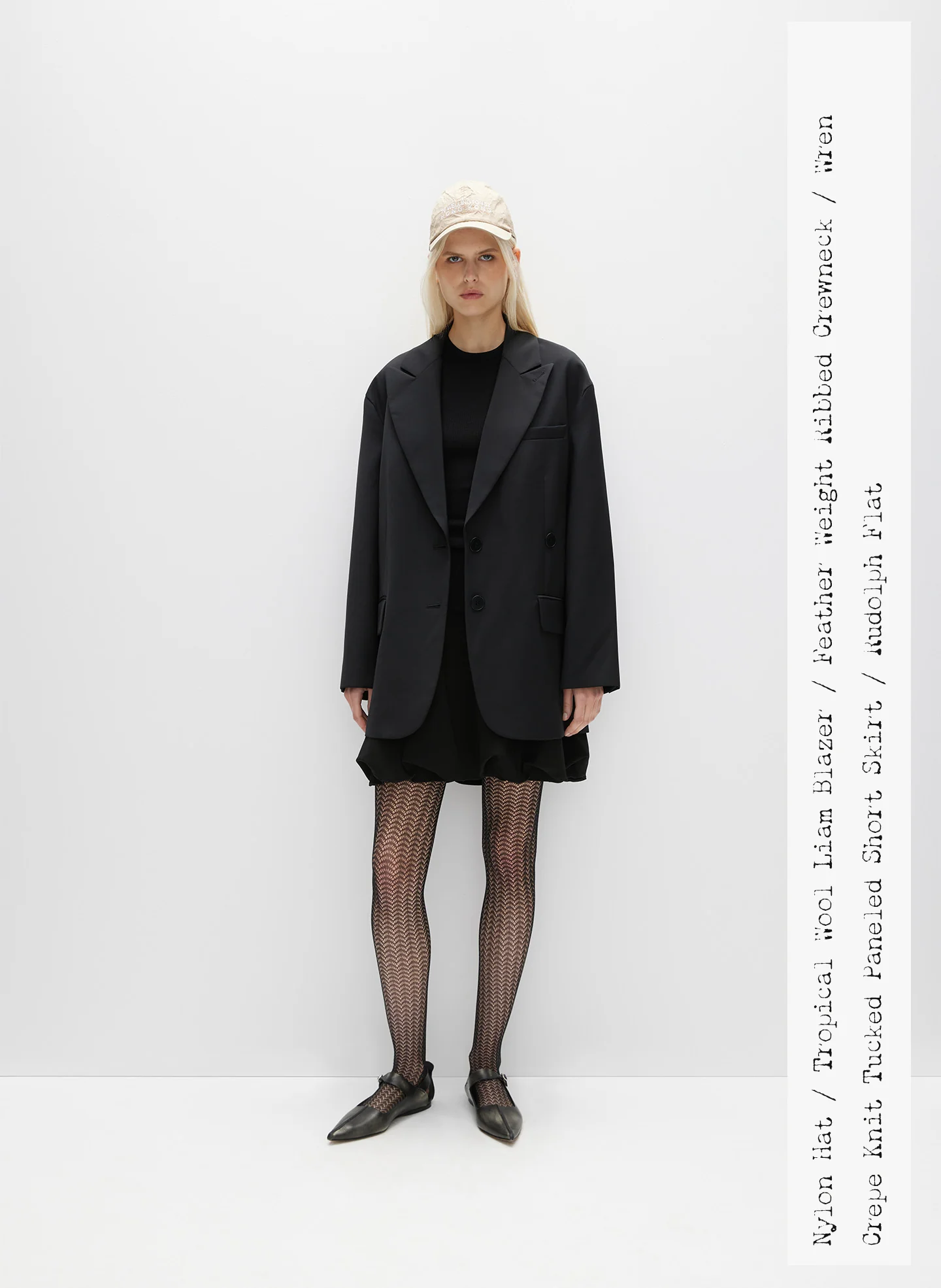 Wren Crepe Knit Short Tucked Skirt - Image 3